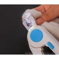 Pet dog nail clippers with light